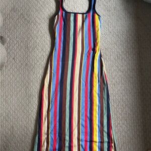 STAUD Katie Dress Market Stripe